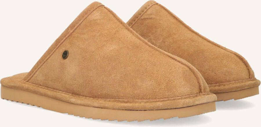 WARMBAT Pantoffels Heren Barron Maat: 41 Materiaal: Suède Kleur: Cognac