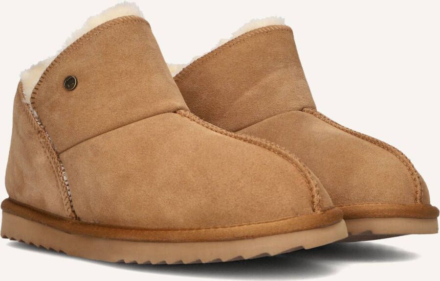 WARMBAT Pantoffels Dames Willow Maat: 38 Materiaal: Suède Kleur: Camel