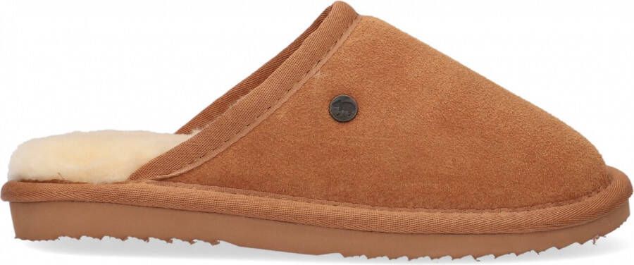 Warmbat Bruin Tinten Classic Kids Pantoffels Sloffen Jongens Camel