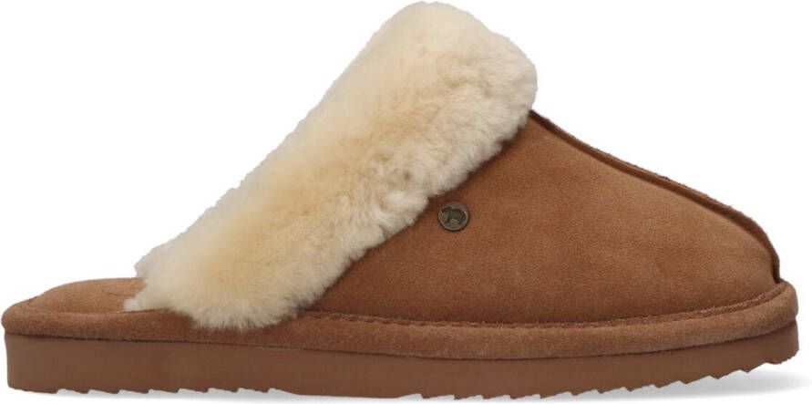 Warmbat Lismore Pantoffels Sloffen Dames Camel