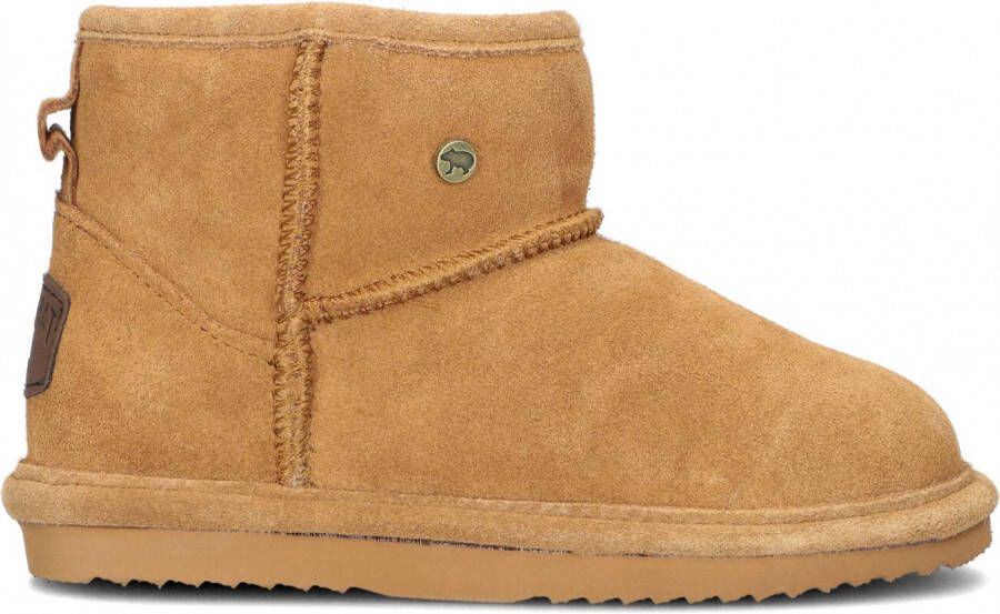 Warmbat Australia Wallaby gevoerde suède enkelboots camel Bruin Suede 33