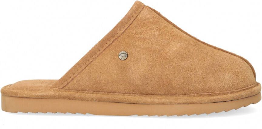 WARMBAT Pantoffels Heren Barron Maat: 41 Materiaal: Suède Kleur: Cognac