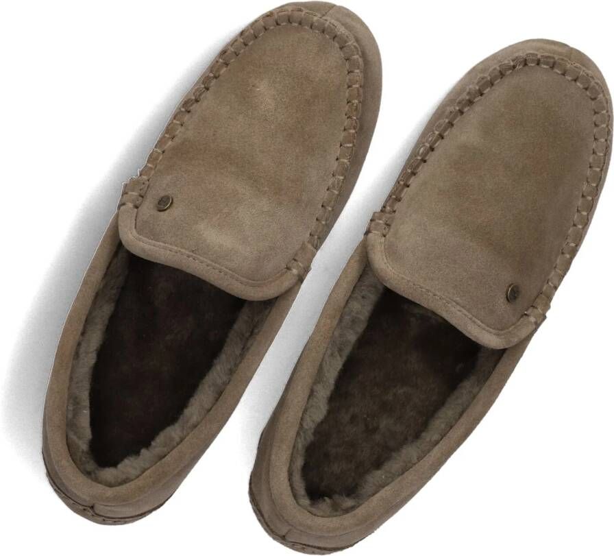 WARMBAT Pantoffels Heren Earlwood Maat: 42 Materiaal: Suède Kleur: Groen