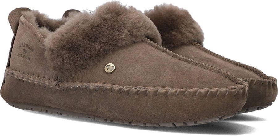 Warmbat Pantoffels Barrine BAR341088 Pebble Bruin