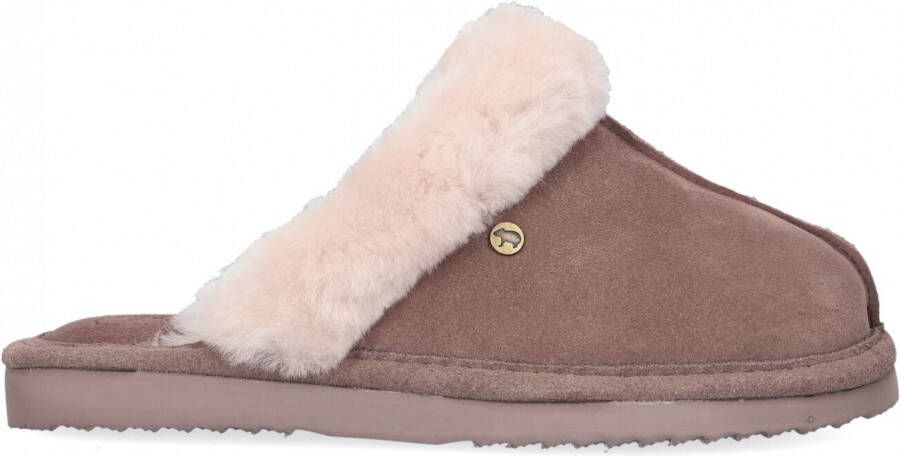 WARMBAT Pantoffels Dames Lismore Maat: 38 Materiaal: Suède Kleur: Taupe - Foto 2