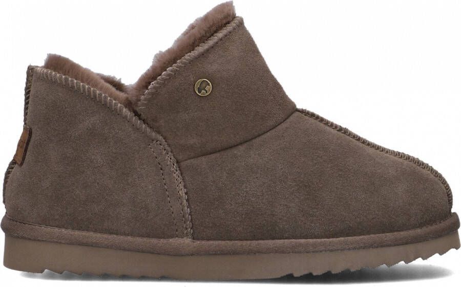 WARMBAT Pantoffels Dames Willow Maat: 37 Materiaal: Suède Kleur: Taupe