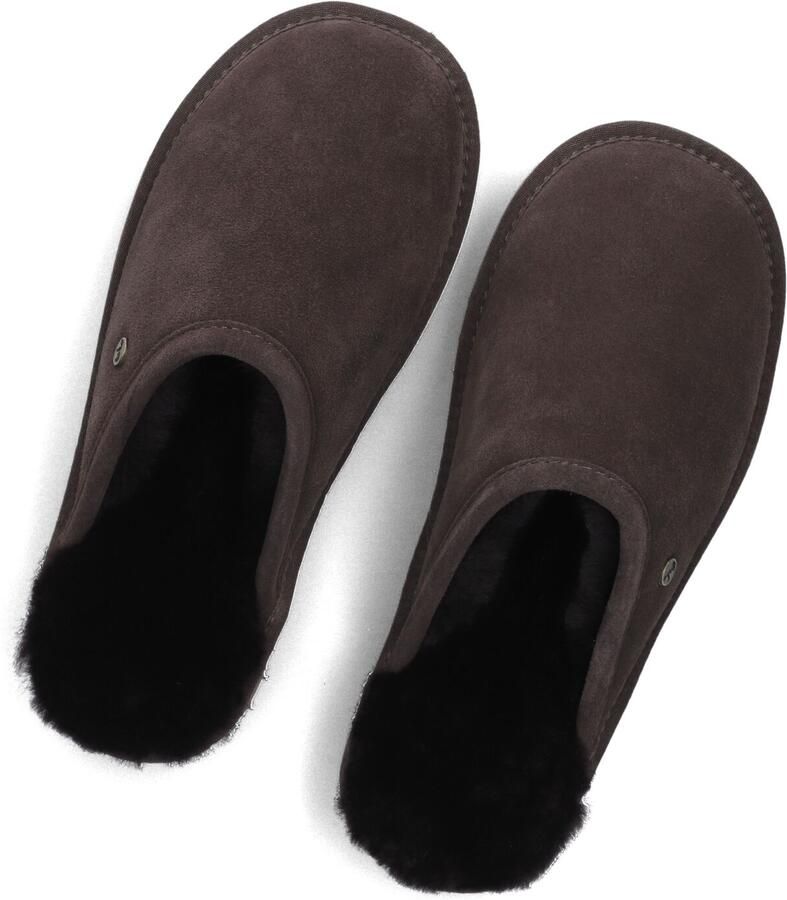 Warmbat bruin Clc521065 Classic Choco pantoffels Zwart