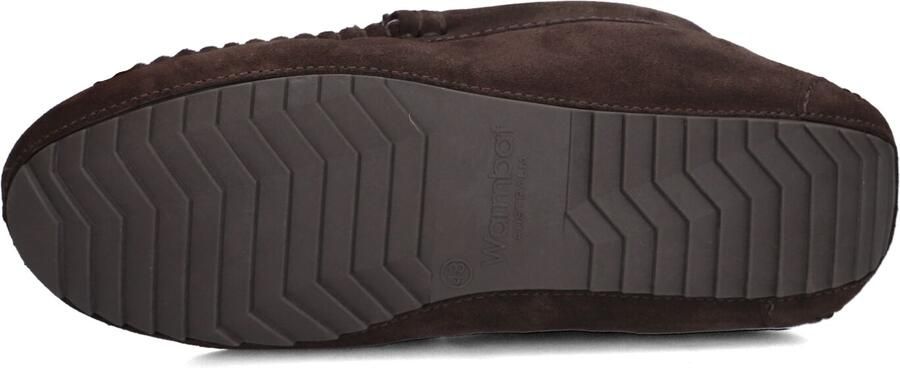 WARMBAT Pantoffels Heren Earlwood Maat: 41 Materiaal: Suède Kleur: Bruin - Foto 3