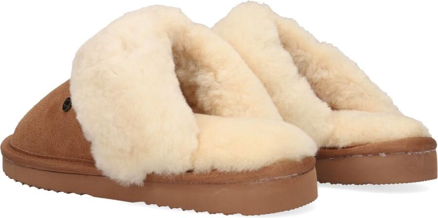 WARMBAT Pantoffels Dames Flurry Maat: 42 Materiaal: Suède Kleur: Cognac - Foto 4