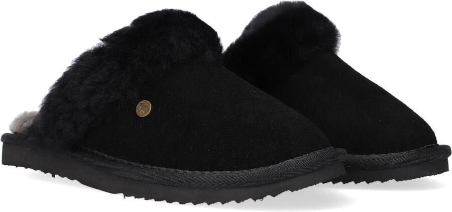 Warmbat Australia leren pantoffels zwart Leer Effen 33