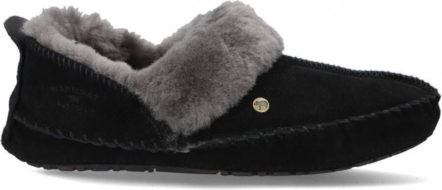 WARMBAT Pantoffels Dames Barrine Maat: 36 Materiaal: Suède Kleur: Zwart - Foto 3