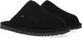 Warmbat Barron Suede Heren Pantoffels Black - Thumbnail 1