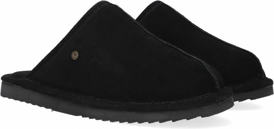 Warmbat Barron Suede Heren Pantoffels Black