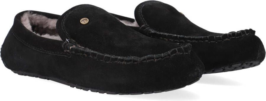 Warmbat Earlwood Men Suede Heren Sloffen Zwart