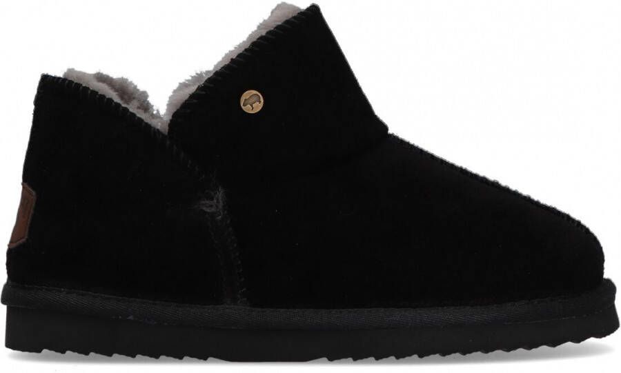 Warmbat Australia Willow suède pantoffels zwart kids Jongens Meisjes Suede 33