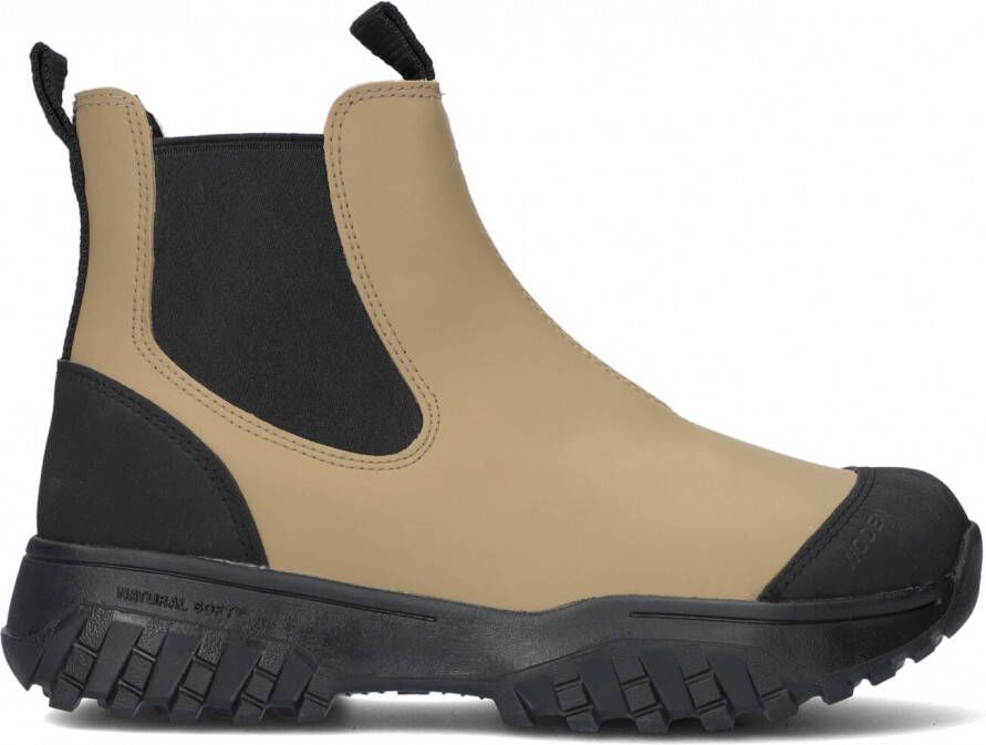 Woden Beige Chelsea Boots Magda Track Waterproof