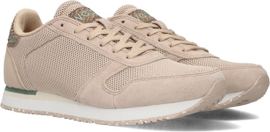 Woden Icon Sneakers met visleer details Beige Dames