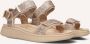 Woden Sandaal -Line Glitter Coffee Cream - Thumbnail 1