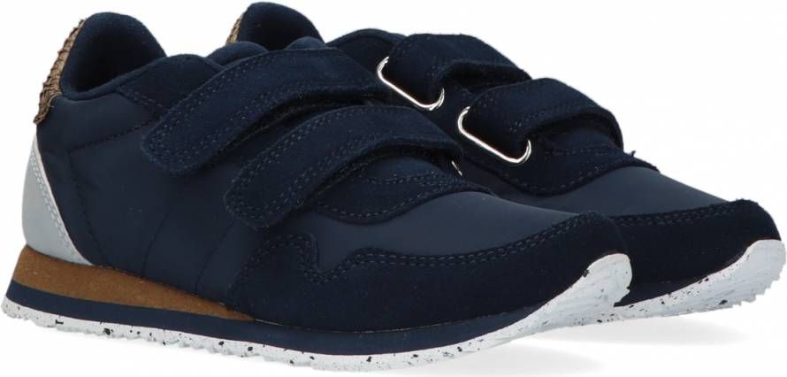 Woden Kids Woden Lage sneakers Nor Suede Blauw