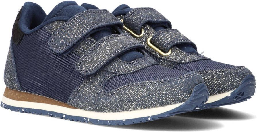 Woden Kids Woden Sandra Pearl Nylon Lage sneakers Meisjes Blauw