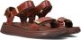 Woden Line Fish Sandalen Dames Bruin - Thumbnail 1