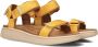 Woden Line Sandalen oranje Textiel Dames - Thumbnail 1