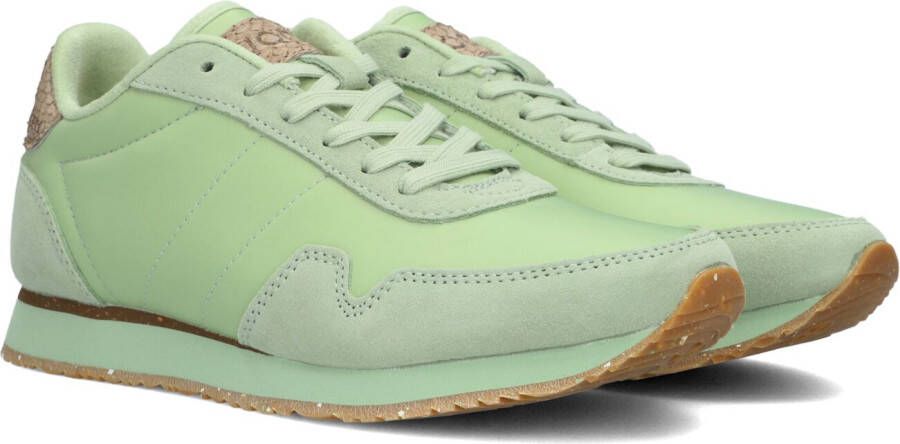 Woden Groene Lage Sneakers Nora Iii