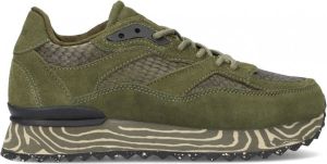 Woden Sophie Salmon Marble Lage sneakers Dames Groen