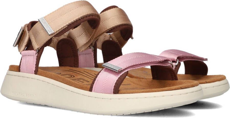 Woden Stijlvolle Comfortabele Platte Sandalen Multicolor Dames