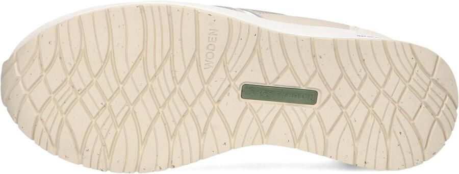 Woden Beige Suède Lage Sneakers met Reflecterende Details - Foto 5