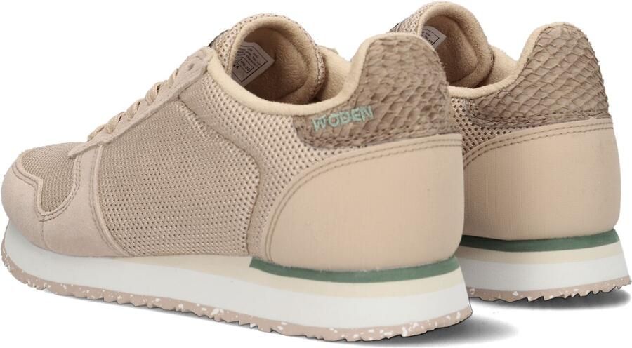 WODEN Lage Sneakers Dames Ydun Icon Textiel Beige - Foto 2