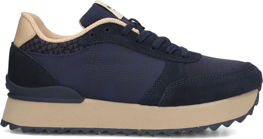 Woden Ronja Plateau Sneakers Dames Blauw