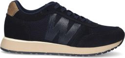 Woden Ydun Icon II leren sneakers donkerblauw