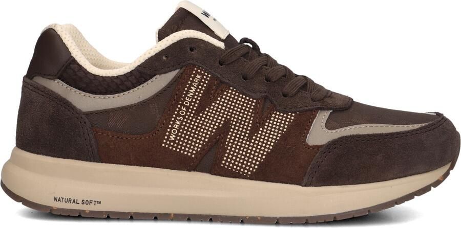 Woden Rigmor Heritage Sneakers Dames Bruin