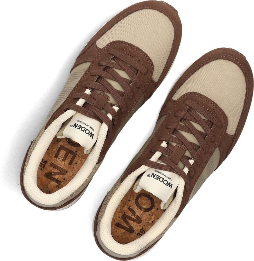 Woden Ronja Sneakers Dames Bruin - Foto 3