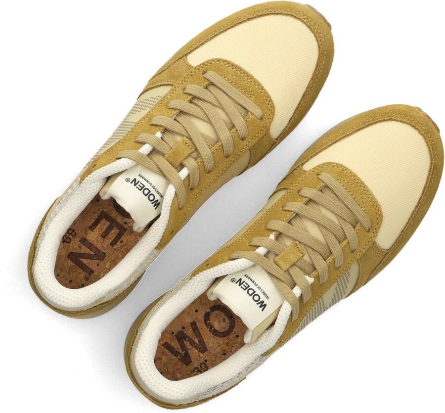 WODEN Sneakers laag ' Ronja ' beige groen - Foto 4