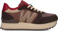 WODEN Sneakers laag ' Ronja' chocoladebruin gemengde kleuren - Donkerbruin