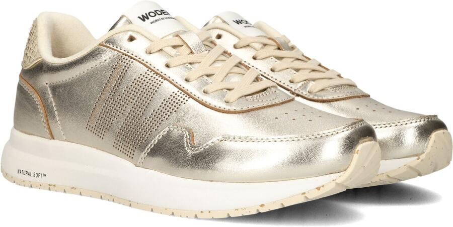 Woden Nora Natural Soft Sneakers goud Leer Dames - Foto 2