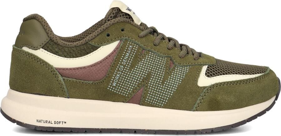 Woden Rigmor Open Mesh Sneakers Dames Groen