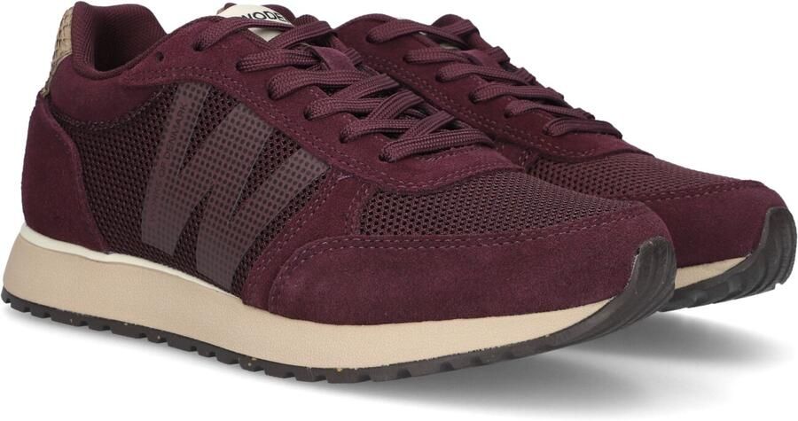 Woden Ydun Icon II leren sneakers aubergine - Foto 2