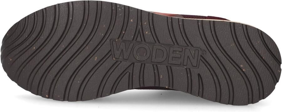 Woden Ydun Icon II leren sneakers aubergine - Foto 5