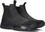 Woden Magda Track Waterproof Chelsea boots Enkellaarsjes Dames Zwart - Thumbnail 4