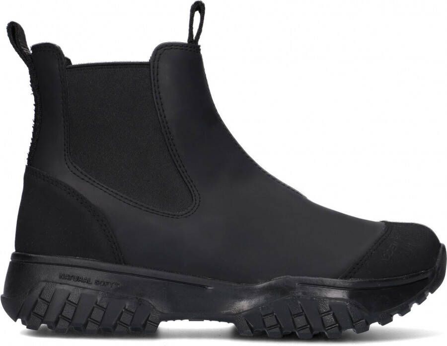 Woden Magda Track Waterproof Chelsea boots Enkellaarsjes Dames Zwart