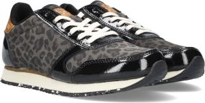 Woden Dames schoenen Ydun Animal Black Leopard