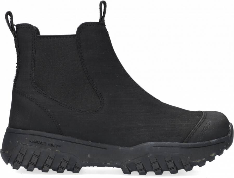 Woden Magda Rubber Track Boot Black Zwart Dames