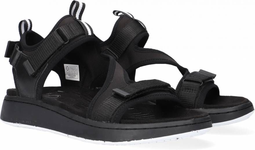 Woden Zwarte Sandalen Emilie