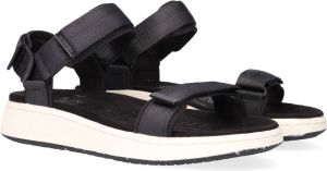 Woden Line Sandalen Dames Zwart