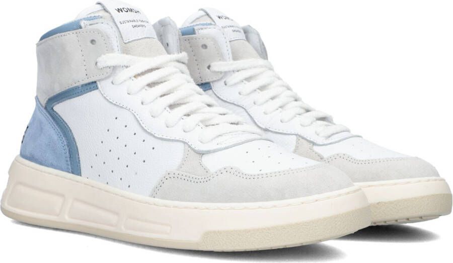Womsh Super Sneakers Leren Sneaker Dames Wit