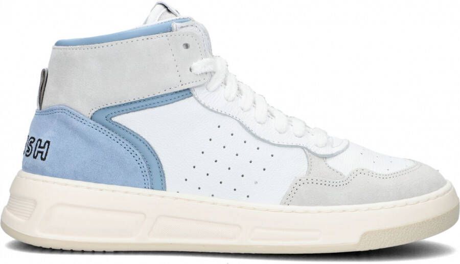 Womsh Super Sneakers Leren Sneaker Dames Wit