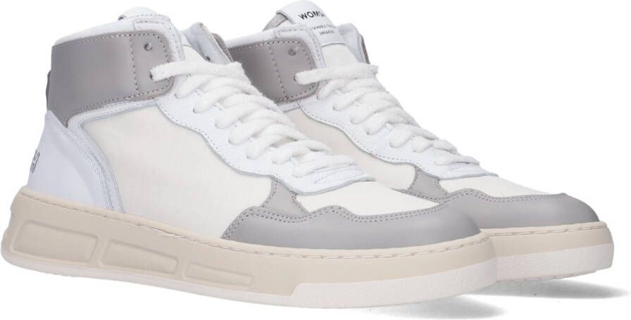 Womsh Super Hoge sneakers Leren Sneaker Dames Wit